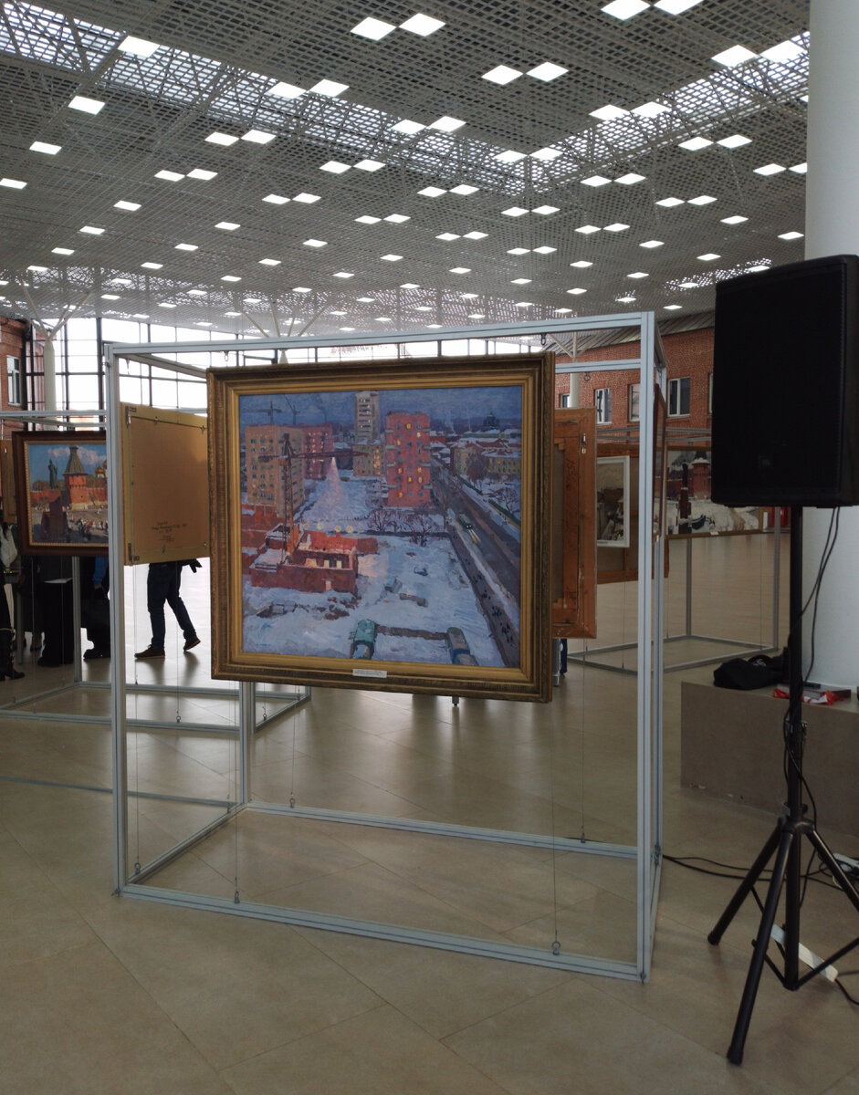 И это неплохой повод для открытия интересной выставки в Атриуме музейно-выставочного комплекса.  5/12/2023. Отличная, морозная погода, и  такая вот красота вокруг.-30