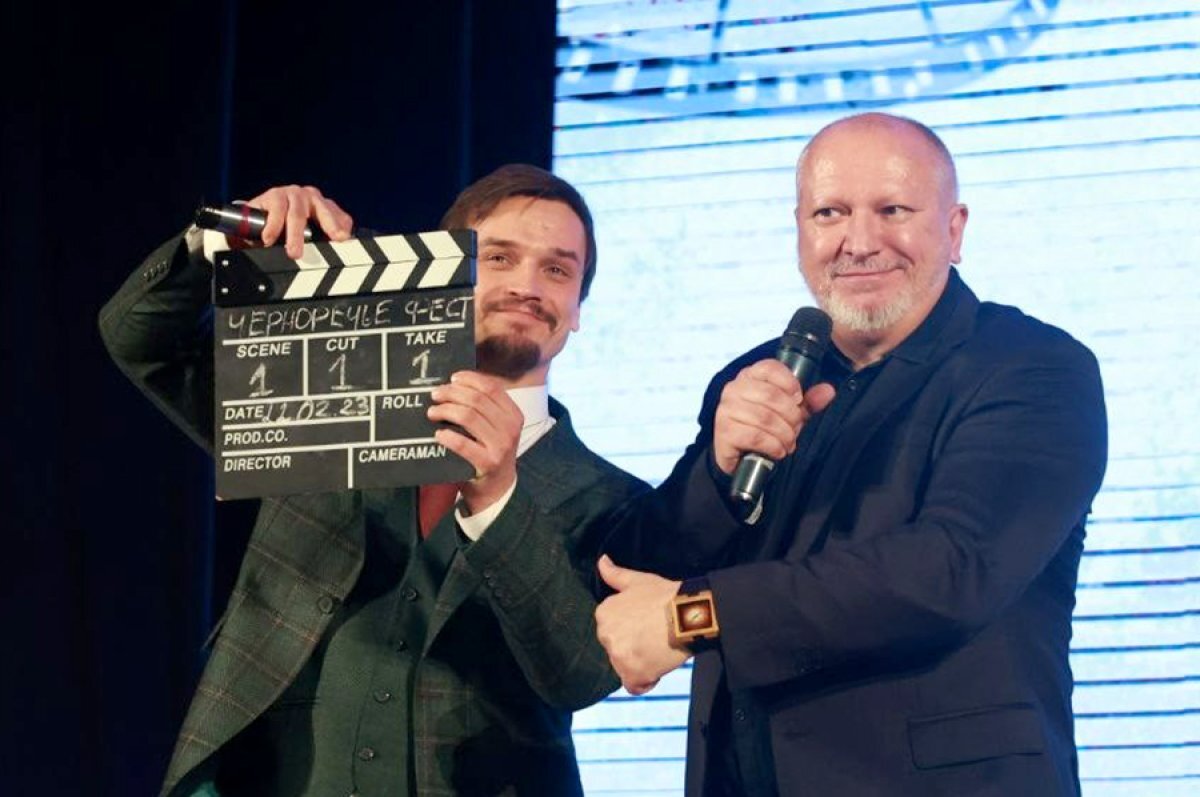    Президент «Черноречье Фест» Сергей Новожилов (справа) и директор фестиваля Сергей Балашов.