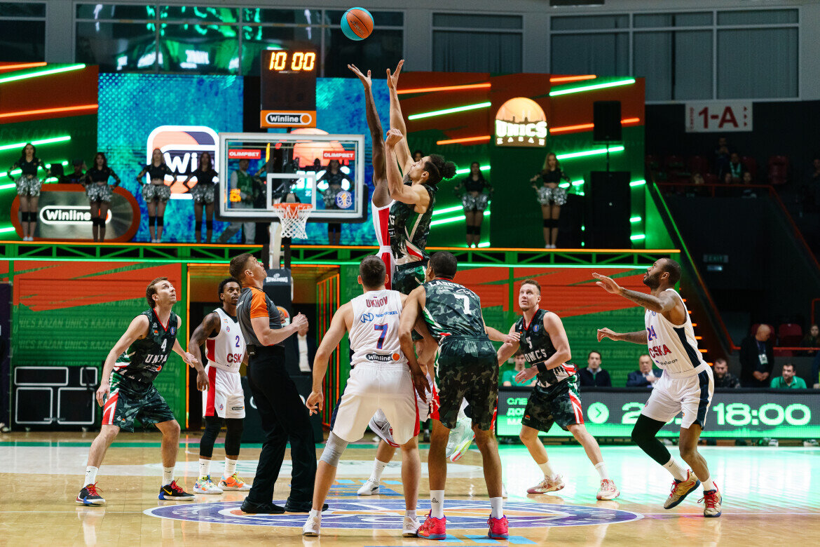 ​«В этом сезоне УНИКС проиграл уже четырежды. Где-то уступали в защите, где-то проигрывали подбор, где-то не реализовали свои броски». Фото: © Салават Камалетдинов / «Татар-информ»