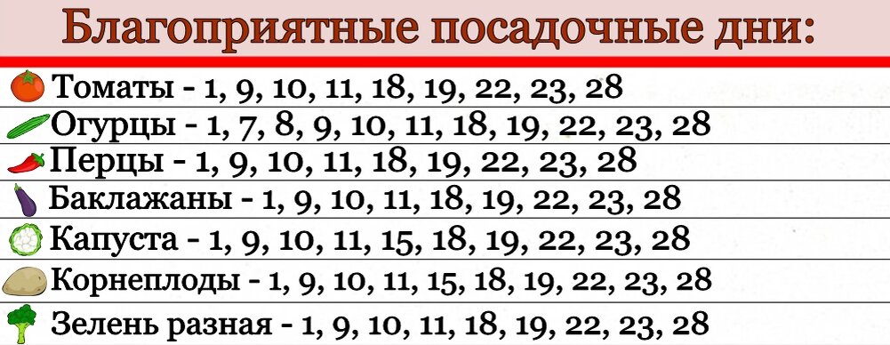 Лунный посадочный календарь на декабрь 2025