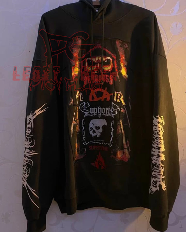 Худи Vetements metal patch