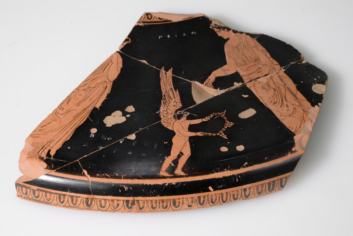 Крышка краснофигурной леканы, вторая половина V в. до н.э. ФМ-КП 1/2 А 2 ГК 5350751