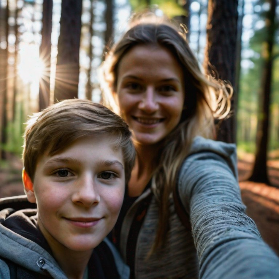 Я и сын Саша