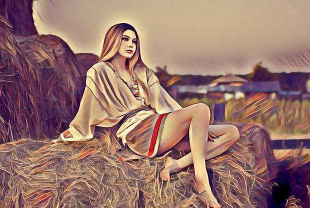 Славянская девушка