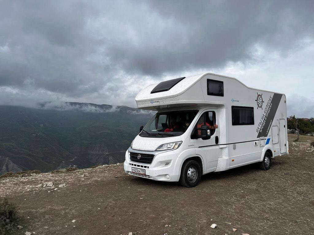 Горный Дагестан на автодоме Яхты на колесах - автодом Sun Living A70DK МКПП 