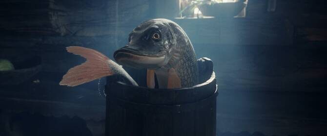 Волшебная щука, кадр из фильма.