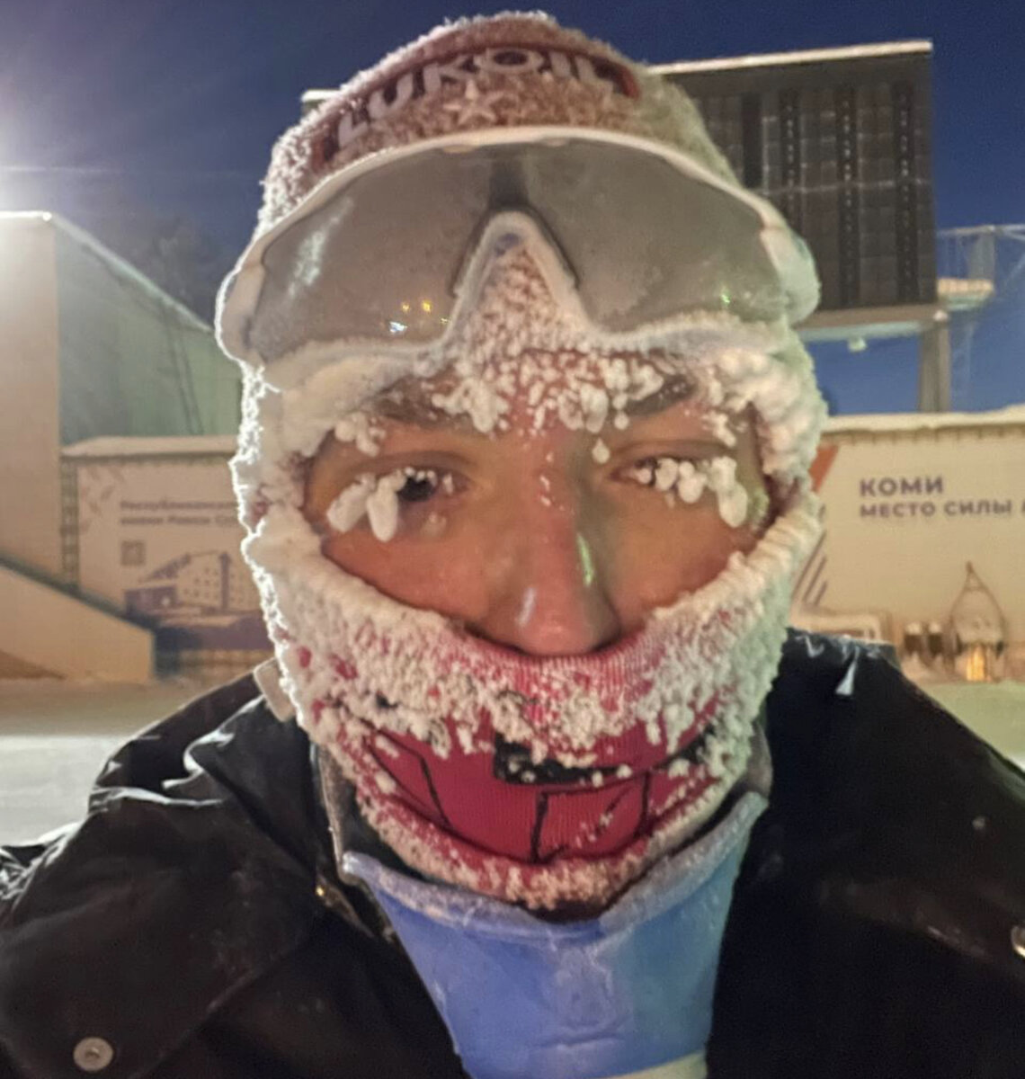 Это фото лыжника Савелия Коростелёва, сделанное в прошлом году во время одного из этапов лыжного кубка