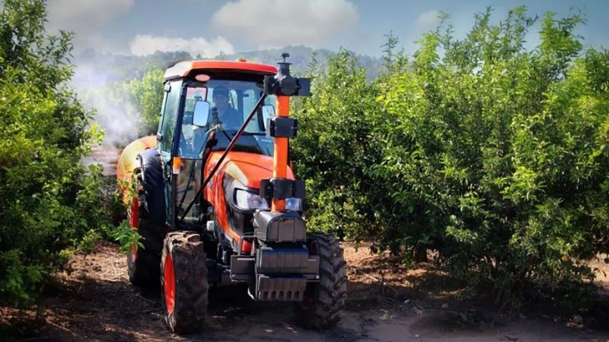 Фото: Kubota/futurefarming.com Kubota получила бронзовую медаль за свою систему умного опрыскивания