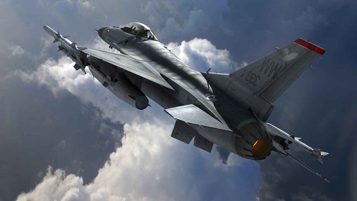 Американский истребитель F-16. Фото взято из сети интернет