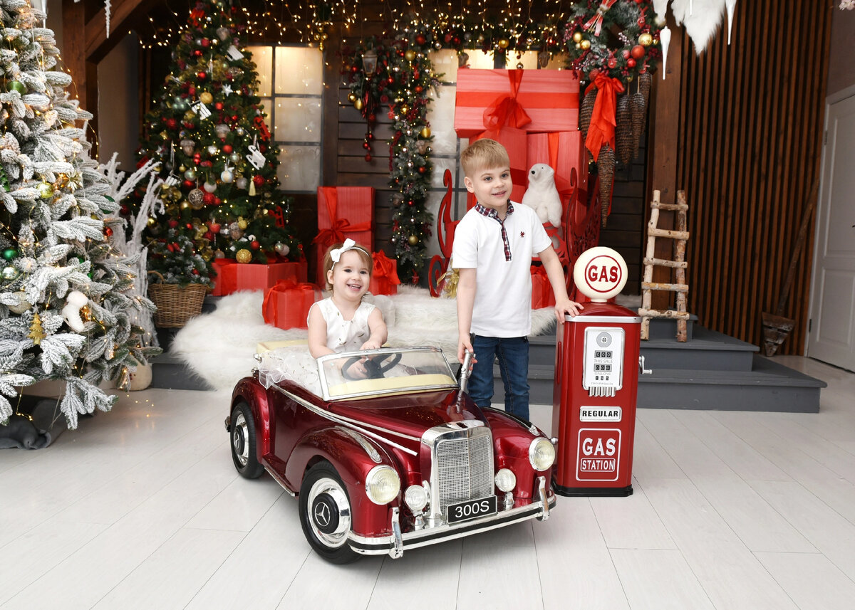 Детская новогодняя фотосессия