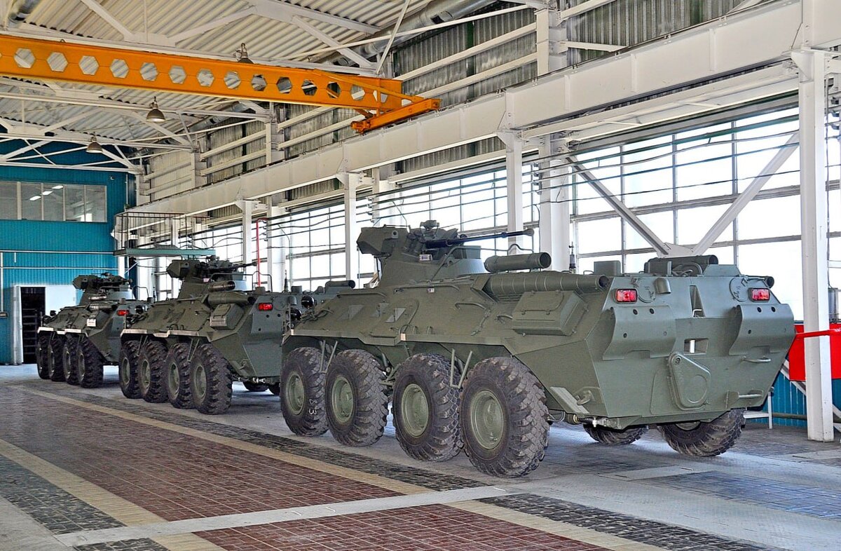 БТР-82А на заводе