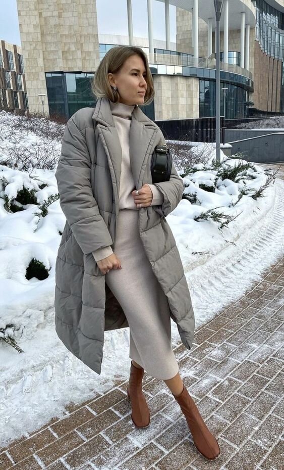 Как модно одеваться зимой 2024-2025: топ образов на зиму в разных стилях — фото