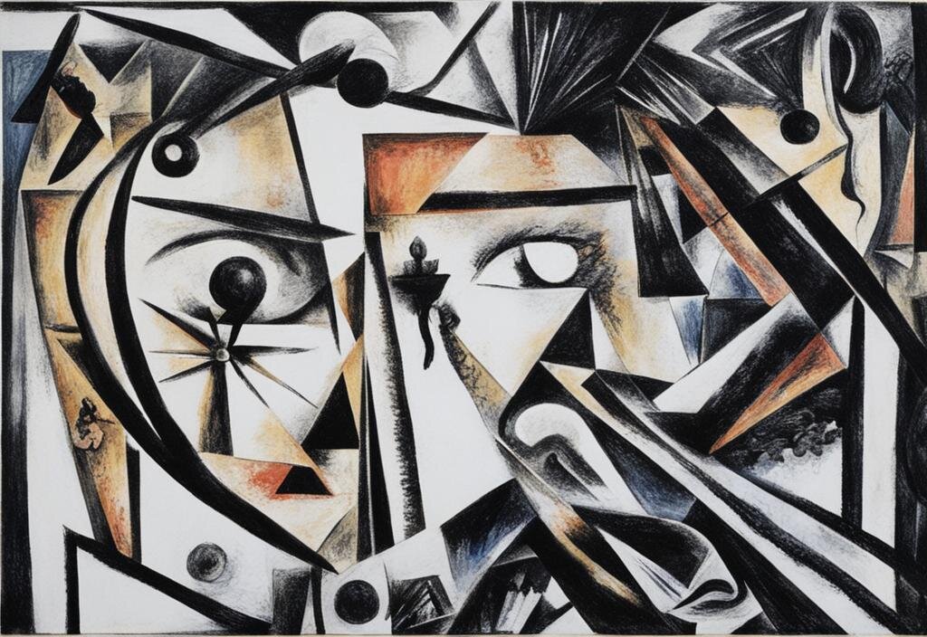 Совместные художественные фантазии автора блога и ИИ на тему поста