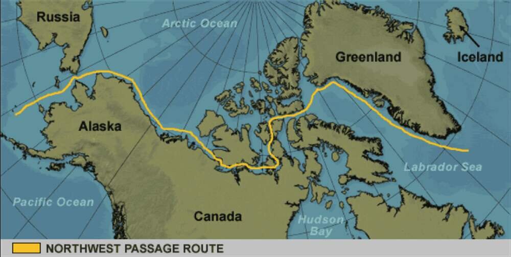 Амундсен Северо-Западный проход. Амундсен Северо Западный проход на карте. Северо-Западный морской путь Амундсен.