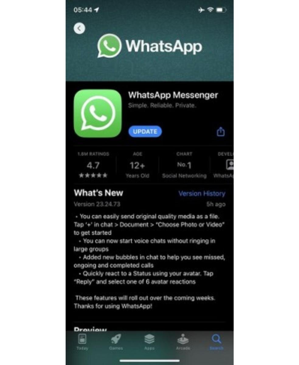 WhatsApp на iOS теперь позволяет отправлять фото и видео без сжатия |  OVERCLOCKERS.RU | Дзен