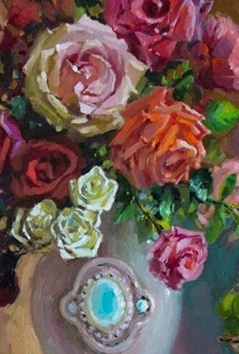 Для начала нужно подготовить холст. Его необходимо натянуть на подрамник и загрунтовать. Грунтовка – это первый слой краски, который наносится на холст и помогает ему лучше закрепиться на подрамнике.

После того как холст готов, можно приступать к рисованию кувшина. Для этого нужно взять масляные краски. Они бывают разных цветов и оттенков, поэтому можно выбрать тот, который подходит для желаемого результата.

Кувшин нужно рисовать в несколько слоев, чтобы добиться нужного эффекта. Каждый слой должен быть хорошо просушен, иначе краска может растечься и испортить работу.

Когда кувшин будет готов, можно приступить к рисованию розы. Роза – это красивый цветок с множеством лепестков. Ее нужно рисовать также в несколько слоев.

Чтобы роза выглядела более реалистично, можно добавить ей немного тени. Для этого можно использовать темную краску или добавить немного черного цвета.

В конце работы нужно тщательно просушить все слои краски и покрыть холст лаком. Лак поможет сохранить работу на долгое время и защитит ее от повреждений.

Вот такая простая инструкция поможет вам нарисовать кувшин с розой масляными красками на холсте. Главное – не бояться экспериментировать и добавлять свои идеи в работу.