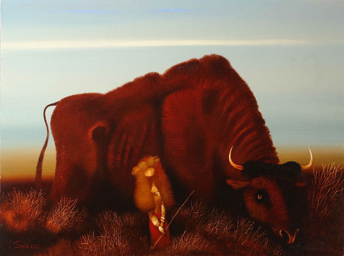 © Сергей Воржев. Ревнивый бык 