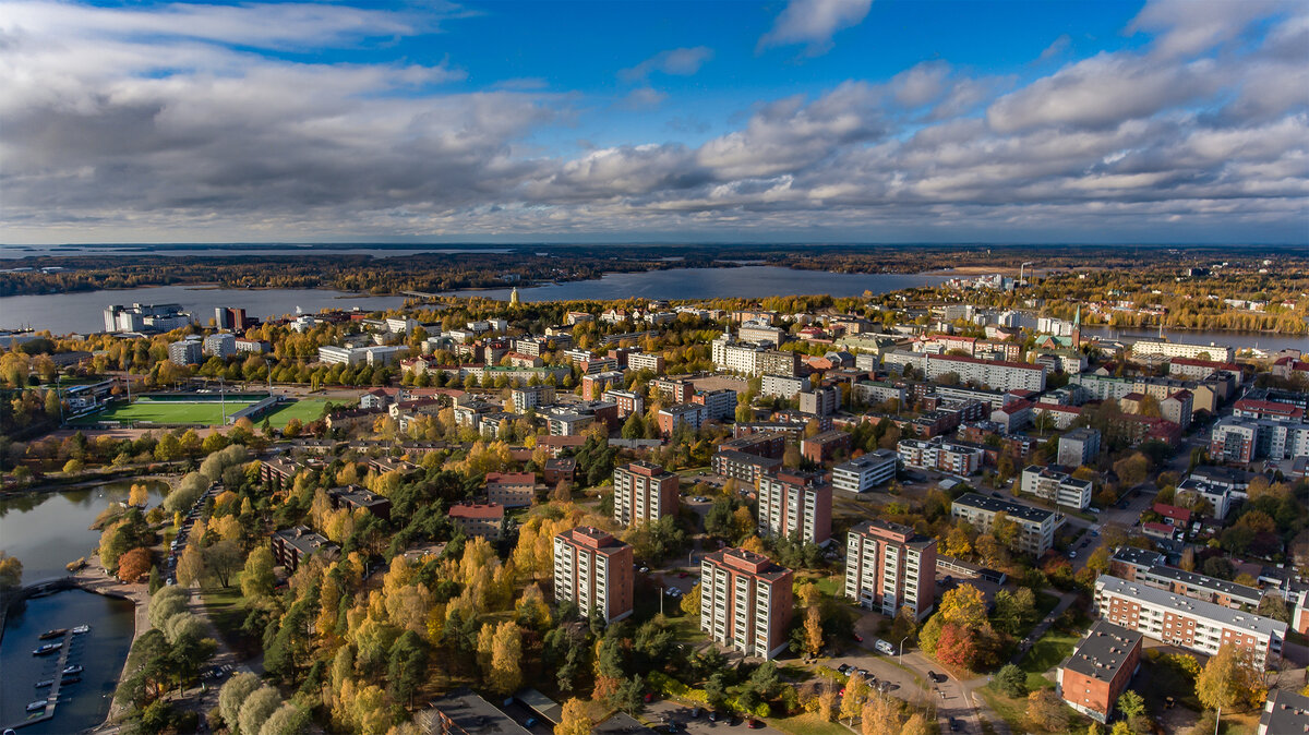 Город купипио Финляндия