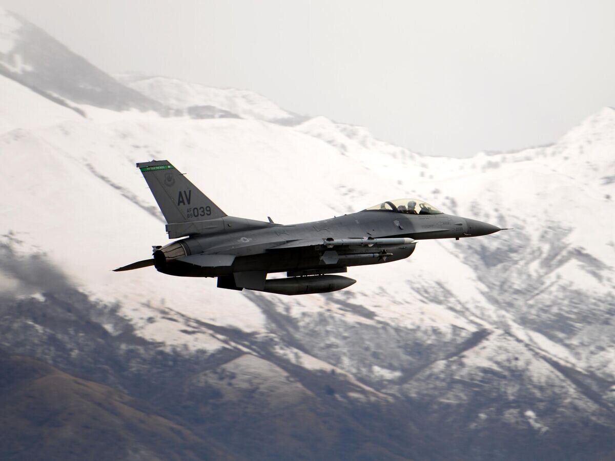    Американский истребитель F-16 Fighting Falcon© Фото : U.S. Air Force / Senior Airman Kevin Sommer Giron
