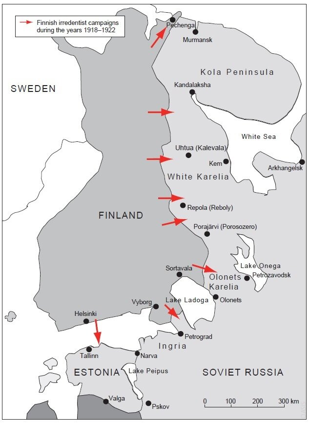 Финские ирредентистские кампании в 1918 – 1922 годах