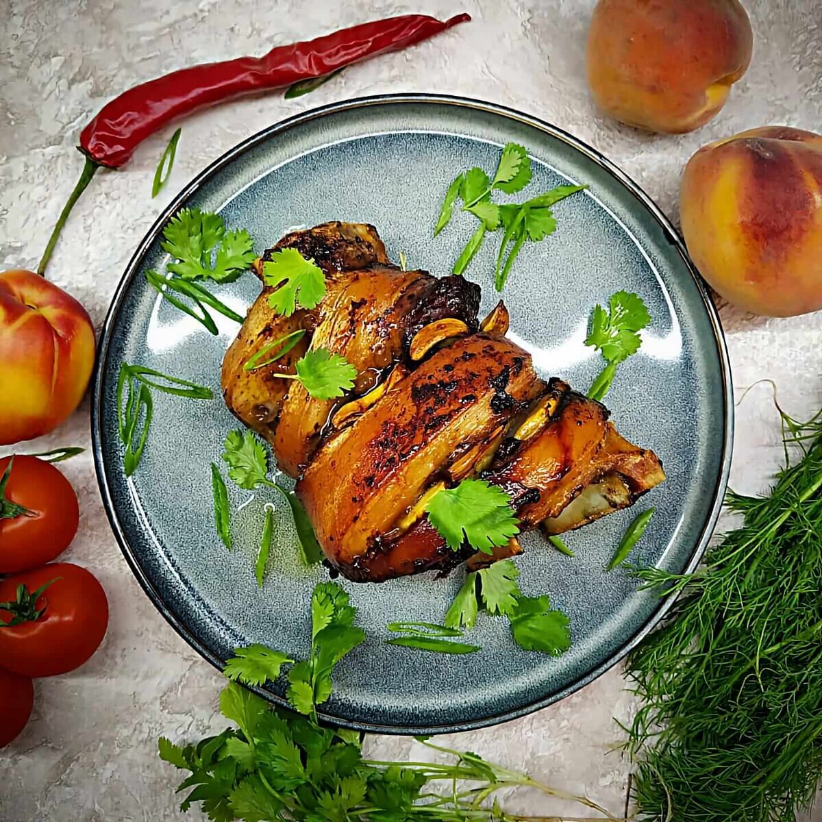 Свиная рулька запеченная в духовке