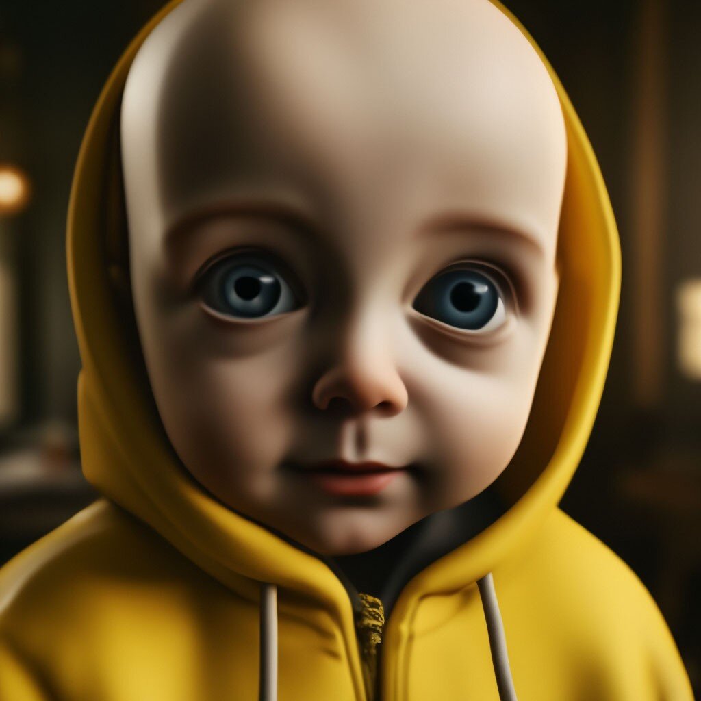 Младенчик в желтом