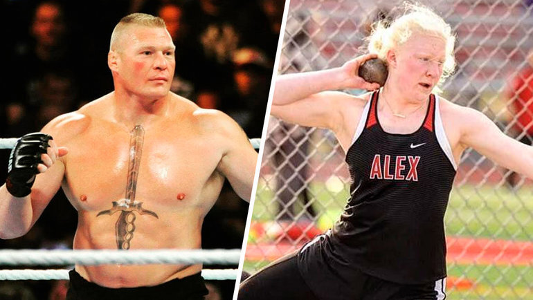    Брок и Майя Леснар.из соцсетей Брока и Майи Леснар