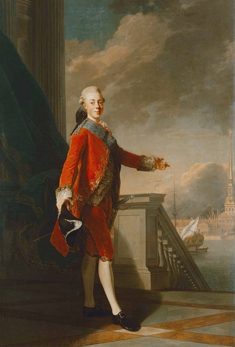 Портрет великого князя Павла Петровича, 1777 (худож. А. Рослин)