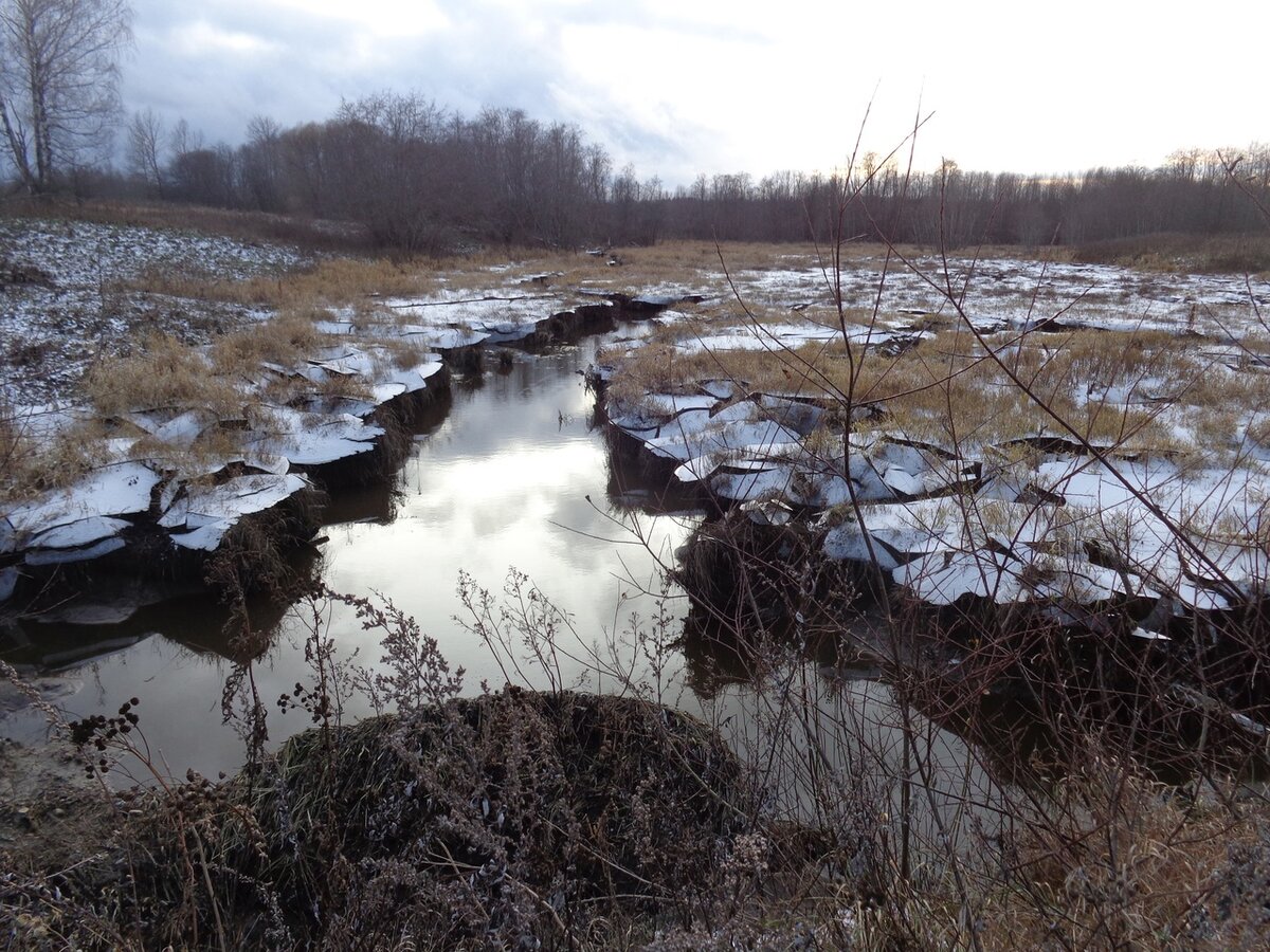 Вот так разом с затона ушла вся вода