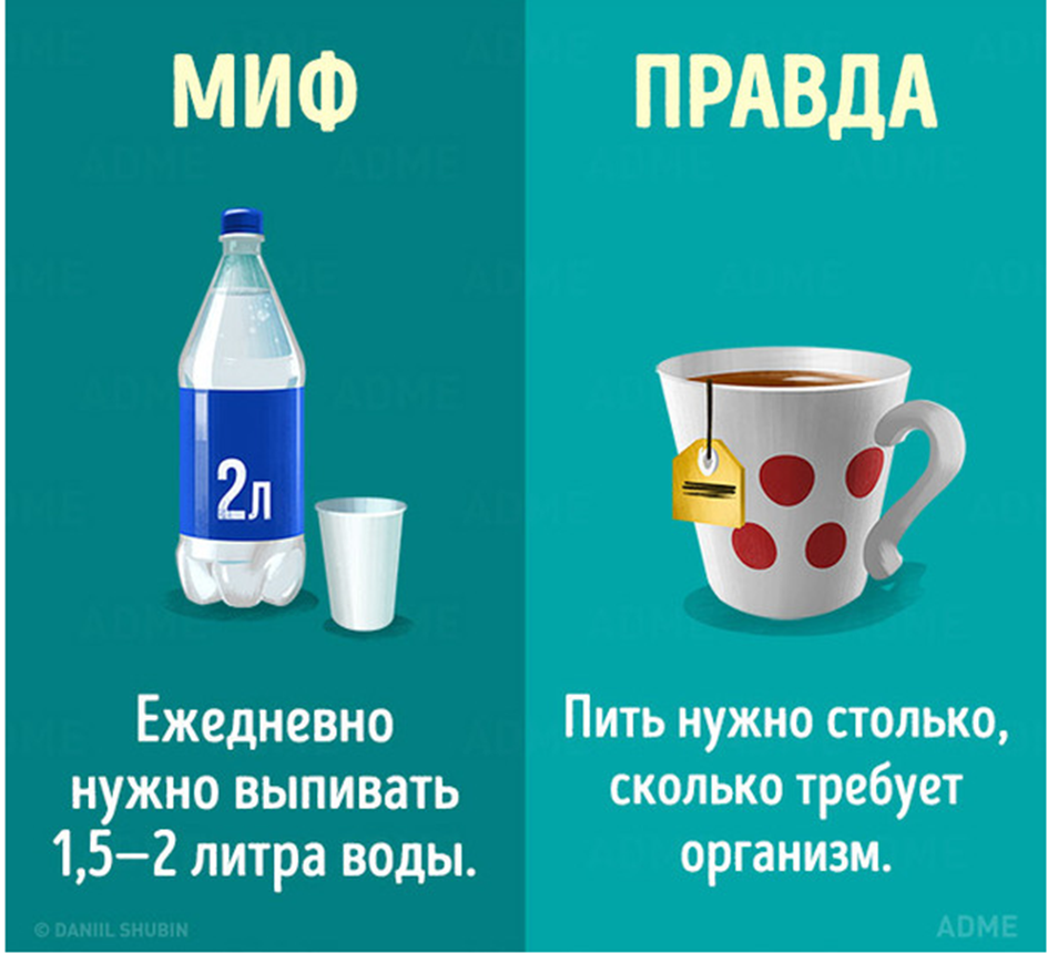 Пей 2 со всем. Миф правда. Миф и правда о еде. Правда или миф. Мифы и факты о еде.