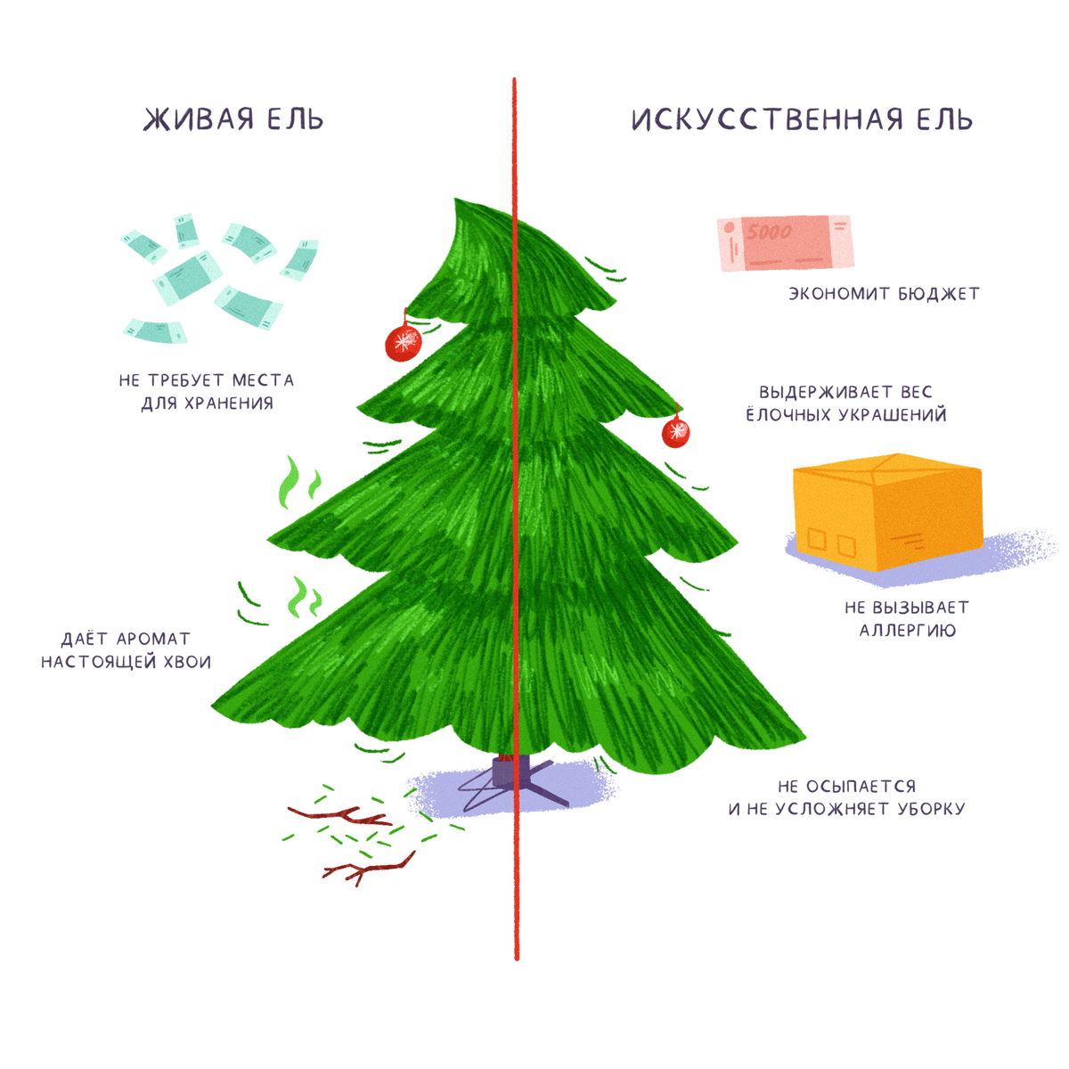 Так ваша ёлка долго не проживёт! Рассказываем ошибки в уходе и какую  выбрать | Зелёный вектор | Дзен
