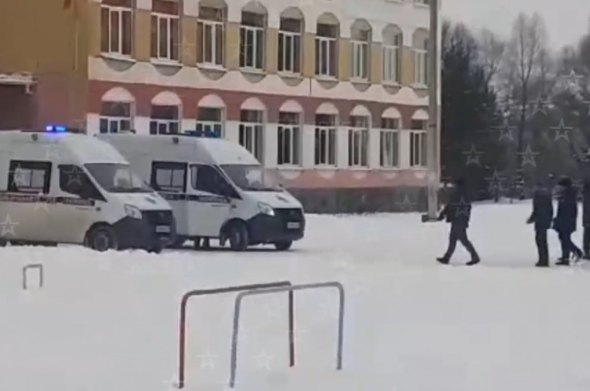 Кадры спецслужб. Брянск нападение на гимназию