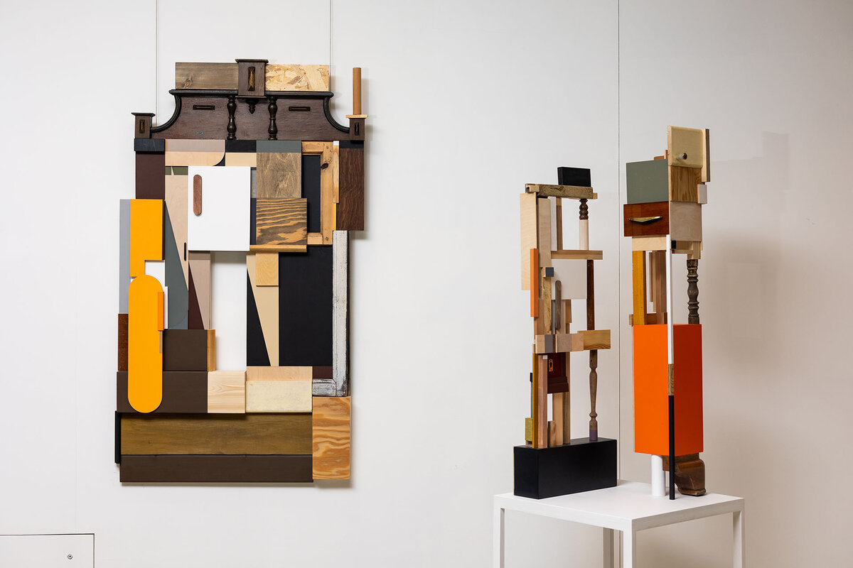       Лука Алексей. «Без названия», «Длительное хранение. Часть 1», «Длительное хранение. Часть 2», 2023 год. Из личной коллекции Михаила Царева Фото: Ольга Наседкина