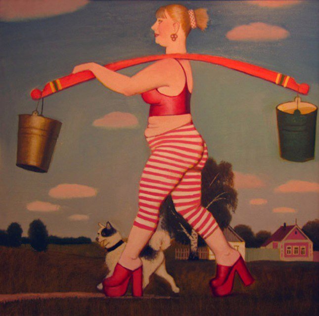 Дама с коромыслом