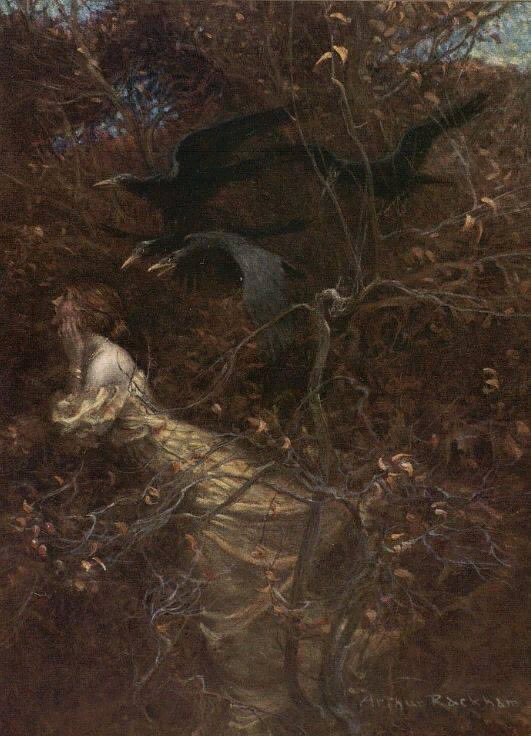 "Лес с привидениями", 1913, Артур Рэкхем