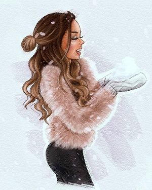 Шуба. Мягонькая. Тёпленькая. Картинка из интернета