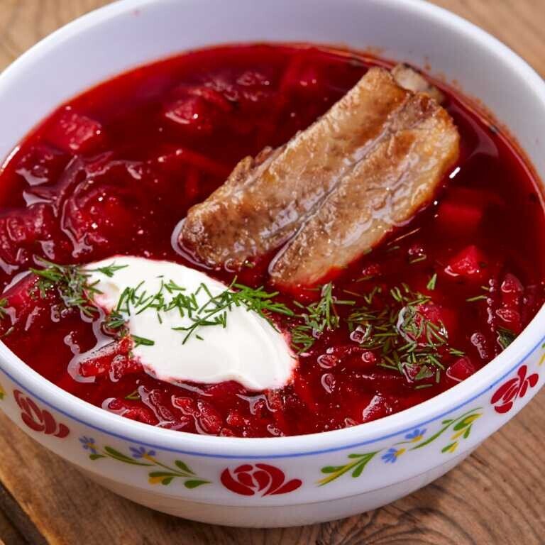 Борщ с бараниной