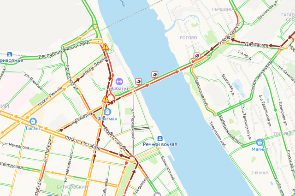    В мэрии Ярославля рассказали, как справиться с заволжской пробкой