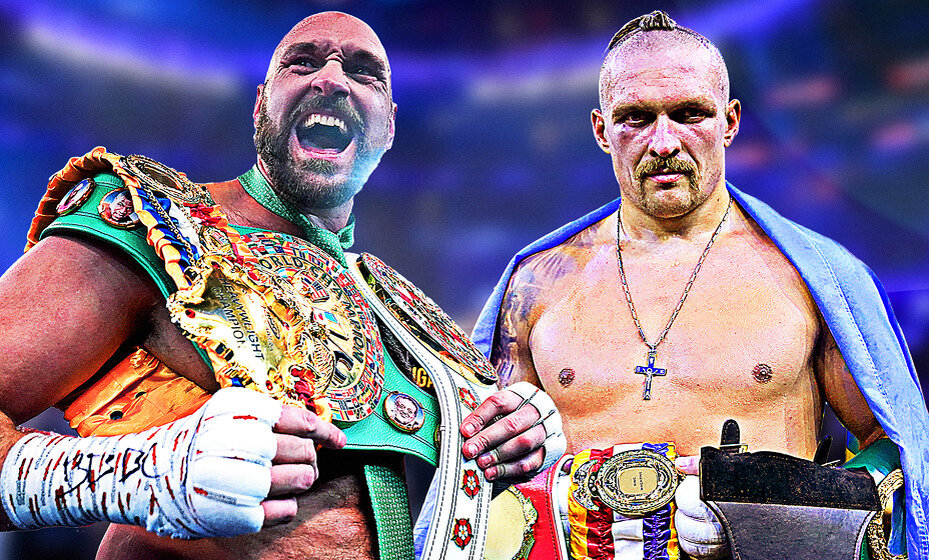    Стало известно, когда состоится бой Усика и Фьюри. Фото: Sky Sports