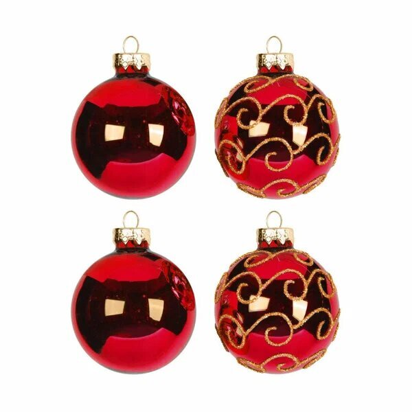 Magic Time "Шары красные с золотом".