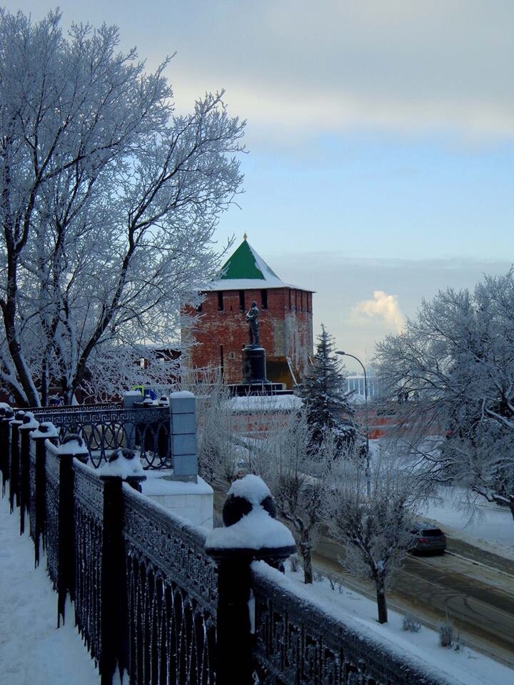 Лариса Пасевич, "Заснеженный город", 2018 г.