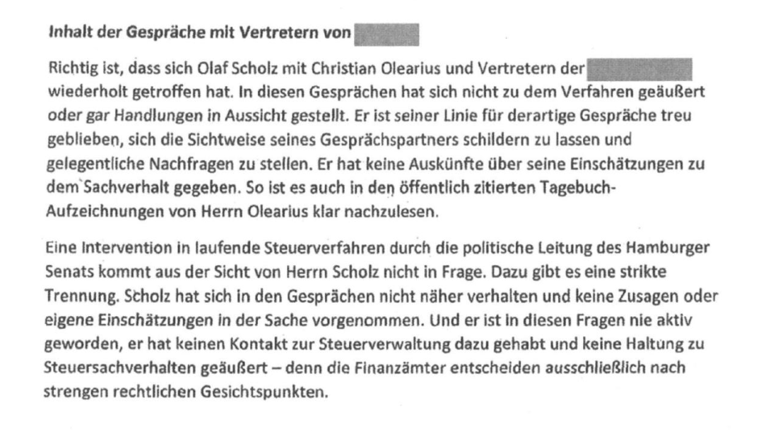 «Шольц не занял более чёткую позицию на переговорах и не взял на себя никаких обязательств или собственных оценок по этому вопросу» - выдержка из неофициального документа от сентября 2020 года © WELT [да, официальный немецкий — это попоболь не только для иностранца, но и для многих коренных немцев — прим. «М.П.»]
