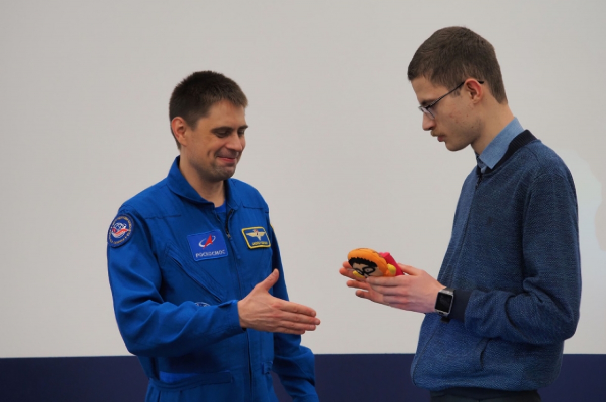    Игрушка «Андрей-космонавт» вернулась в Калугу с орбиты