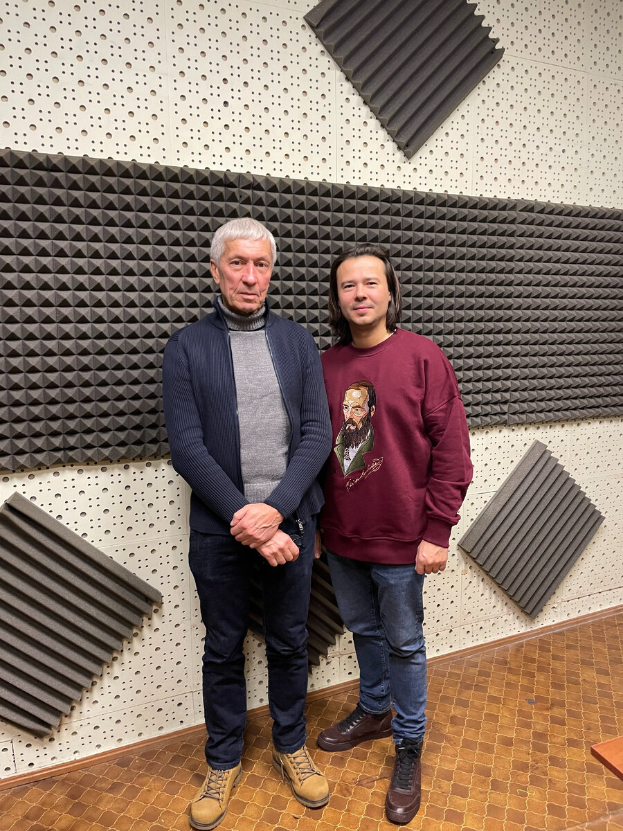 Юрий Козлов и Алексей Небыков на записи