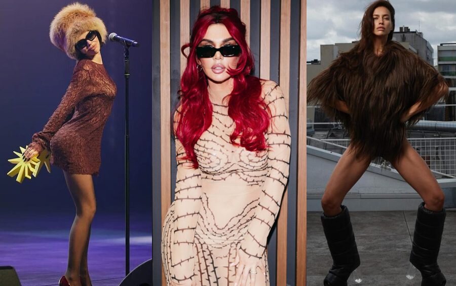    модные образы звезд