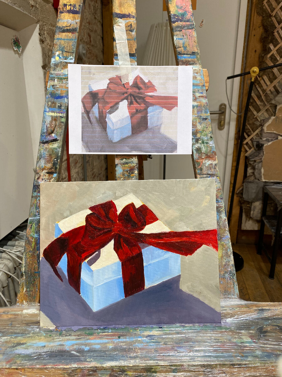 Первая работа маслом за 2 часа