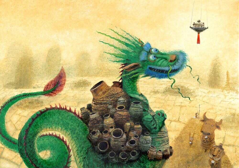 художник Игорь Олейников, "Легенда о Восточном календаре"