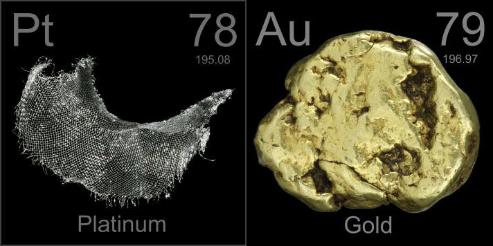 Is iron heavy than gold