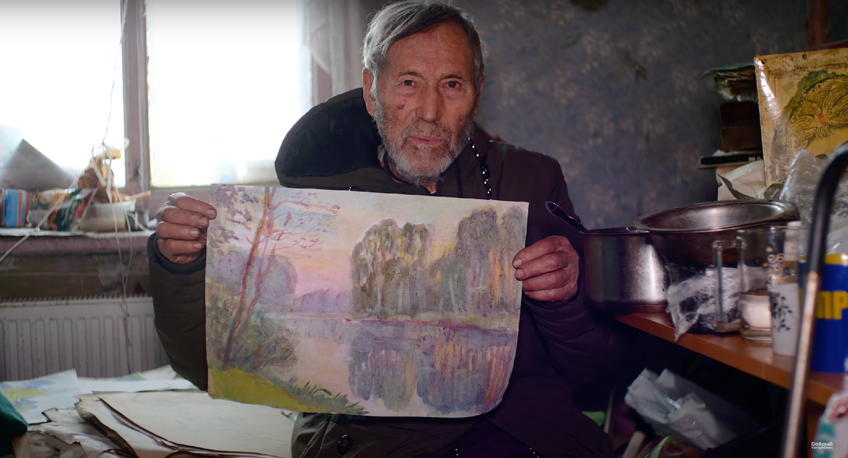 Он хранил часть своих работ дома