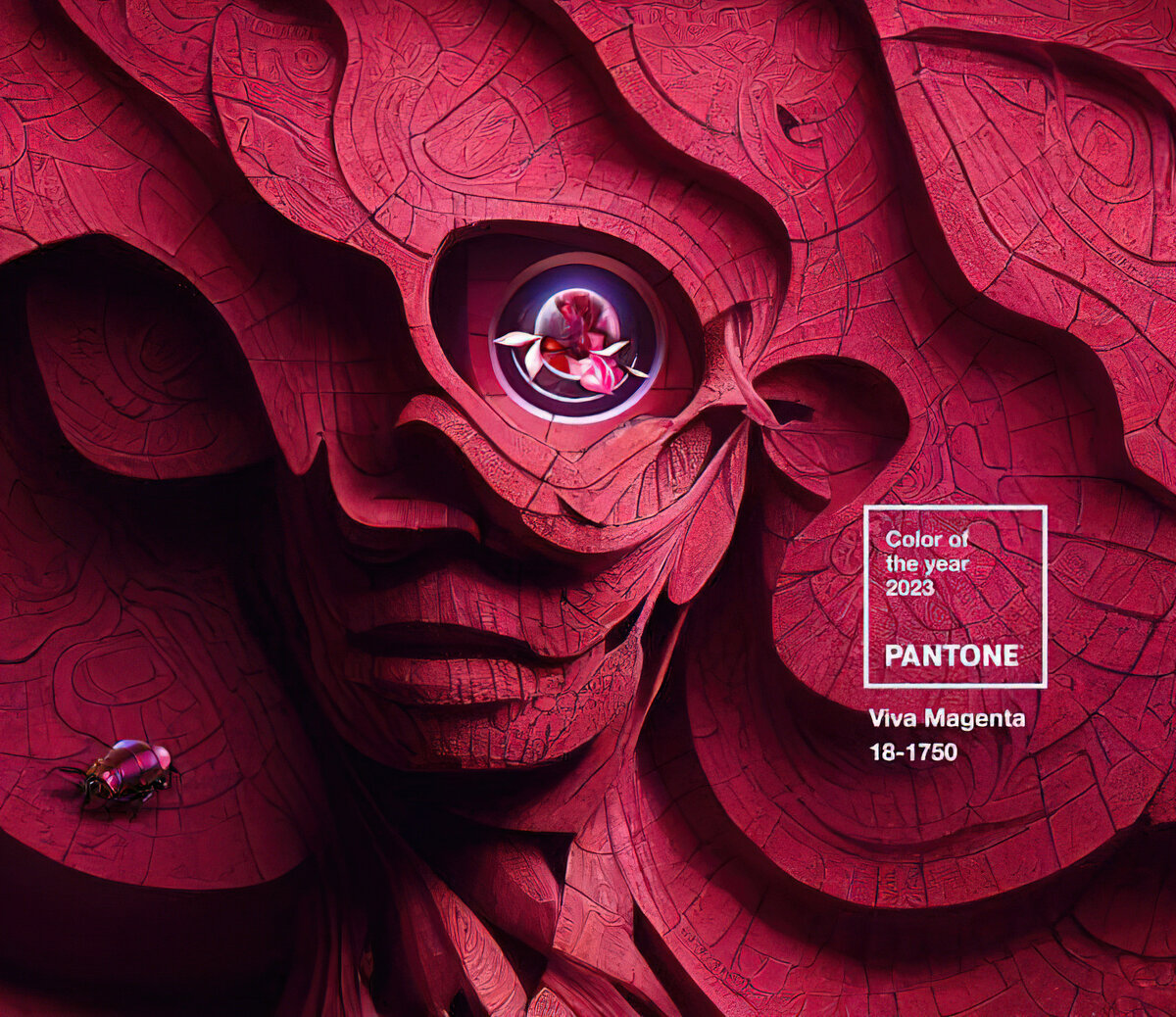 Цвет 2023 года Viva Magenta от Pantone